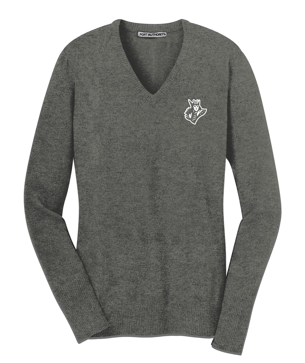 Mercy College Womens V-Neck Sweater
