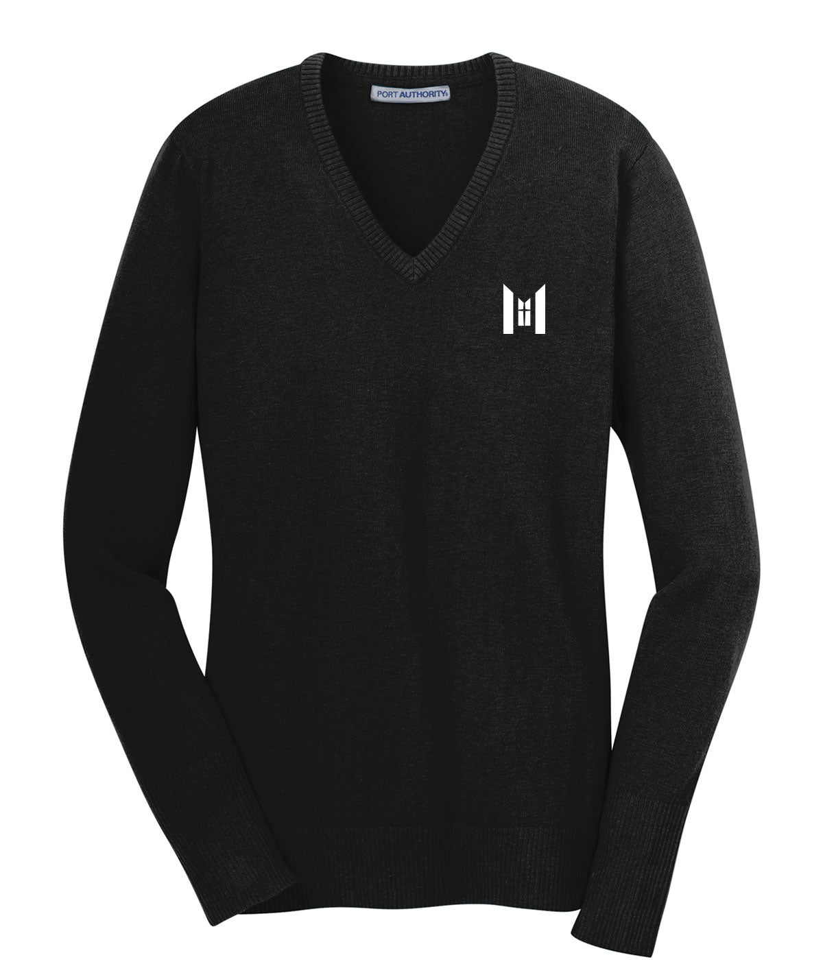 Mercy College Womens V-Neck Sweater