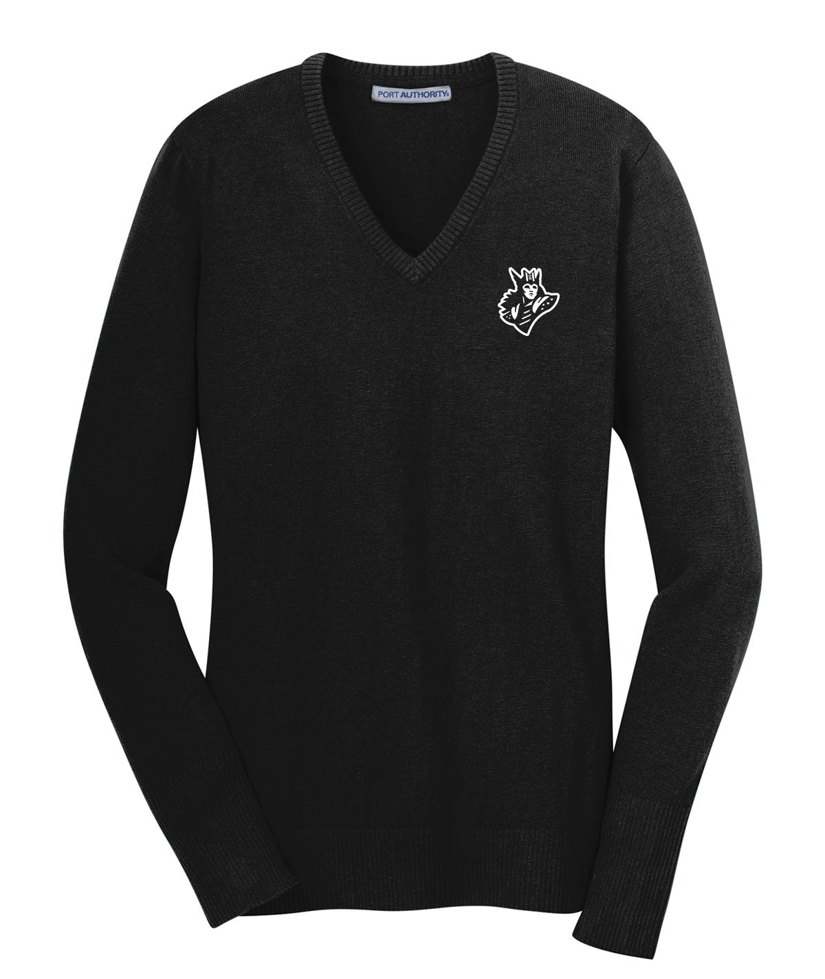 Mercy College Womens V-Neck Sweater