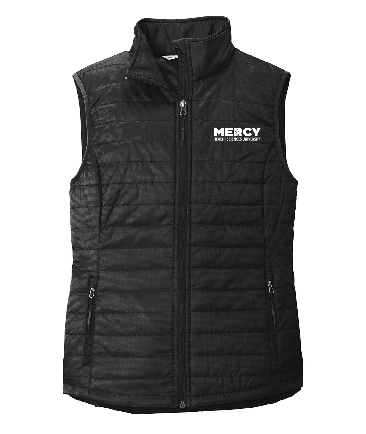 Mercy Health Sciences University Womens Light Puffer Vest