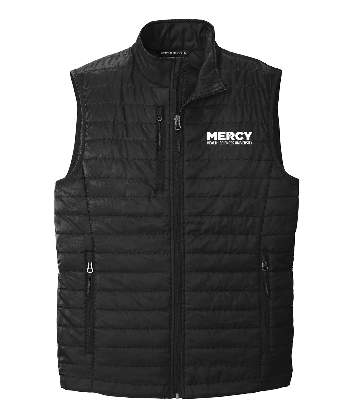 Mercy Health Sciences University Mens Light Puffer Vest