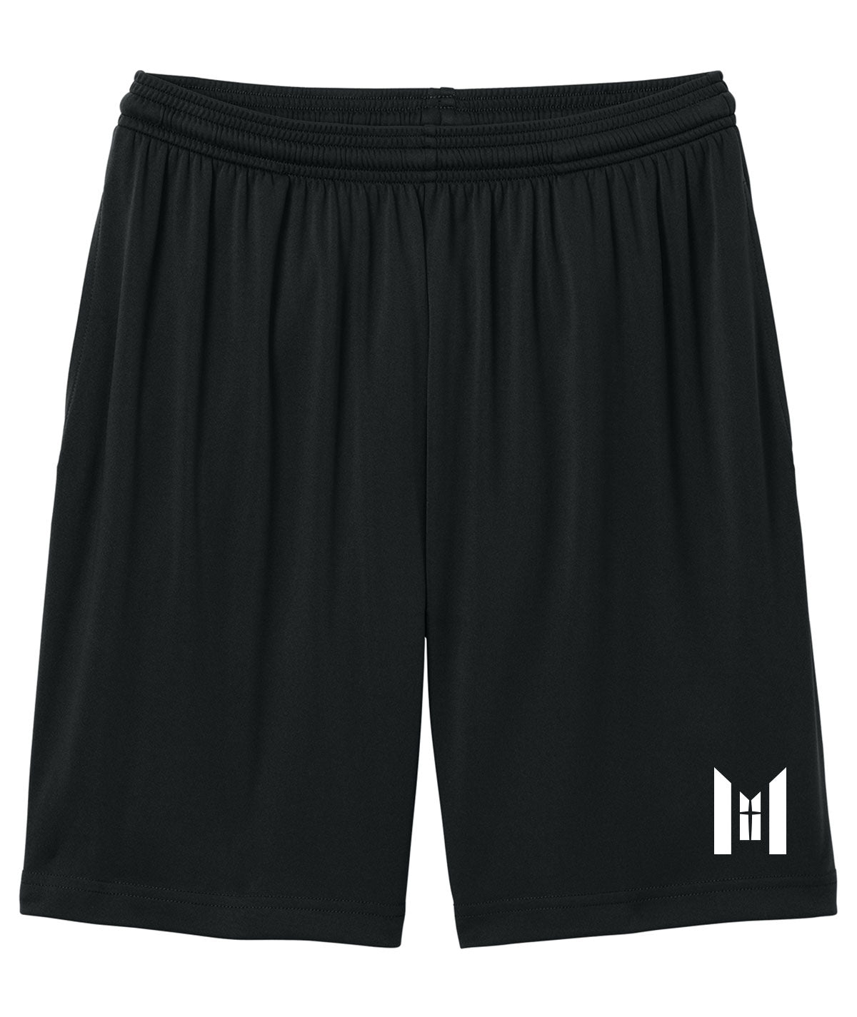 Mercy College Mens Pocketed Performance Shorts