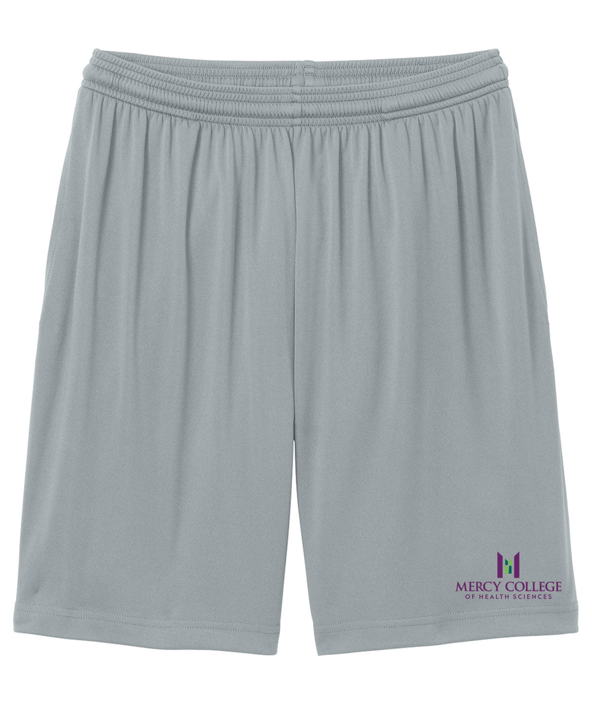 Mercy College Mens Pocketed Performance Shorts