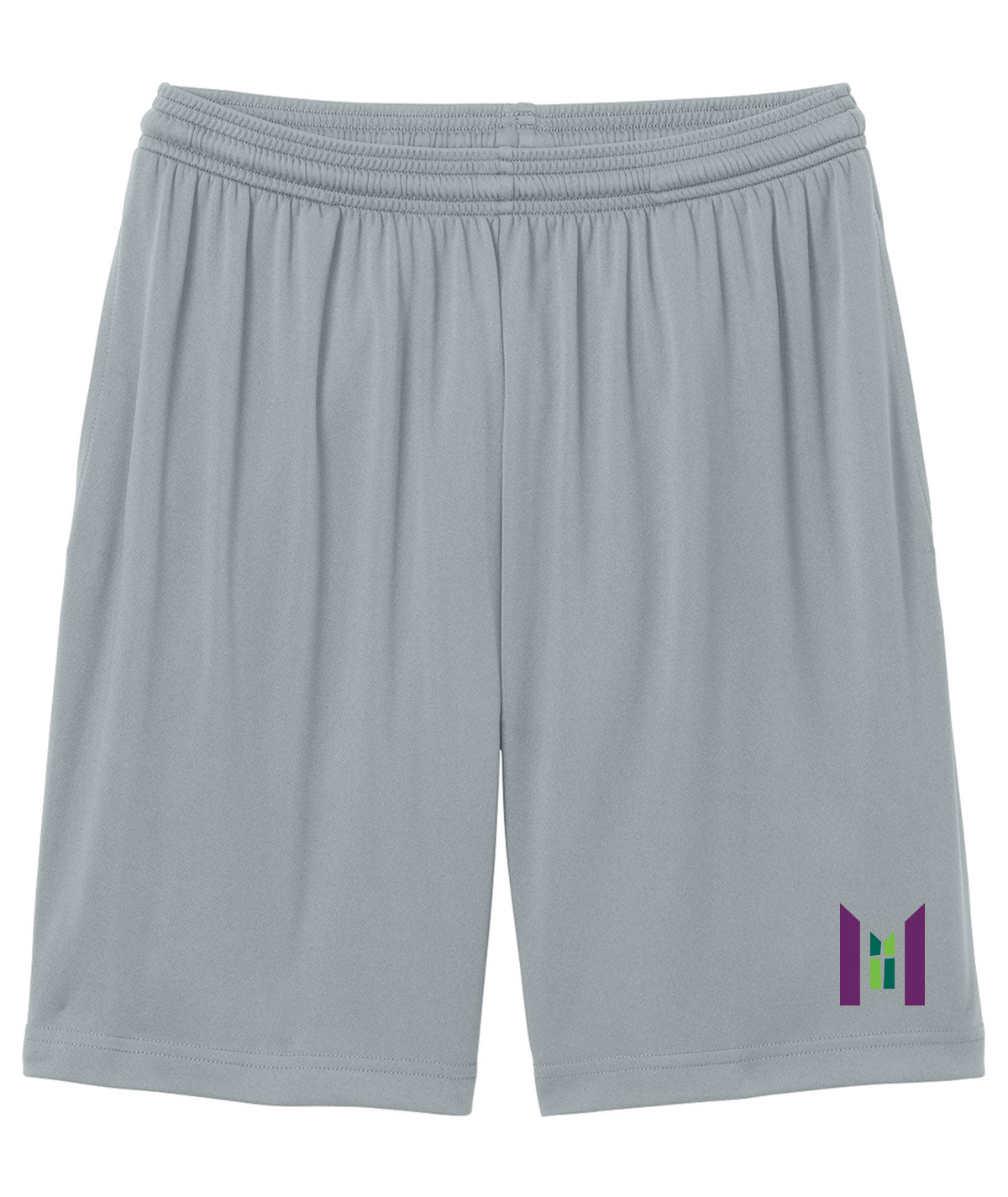 Mercy College Mens Pocketed Performance Shorts