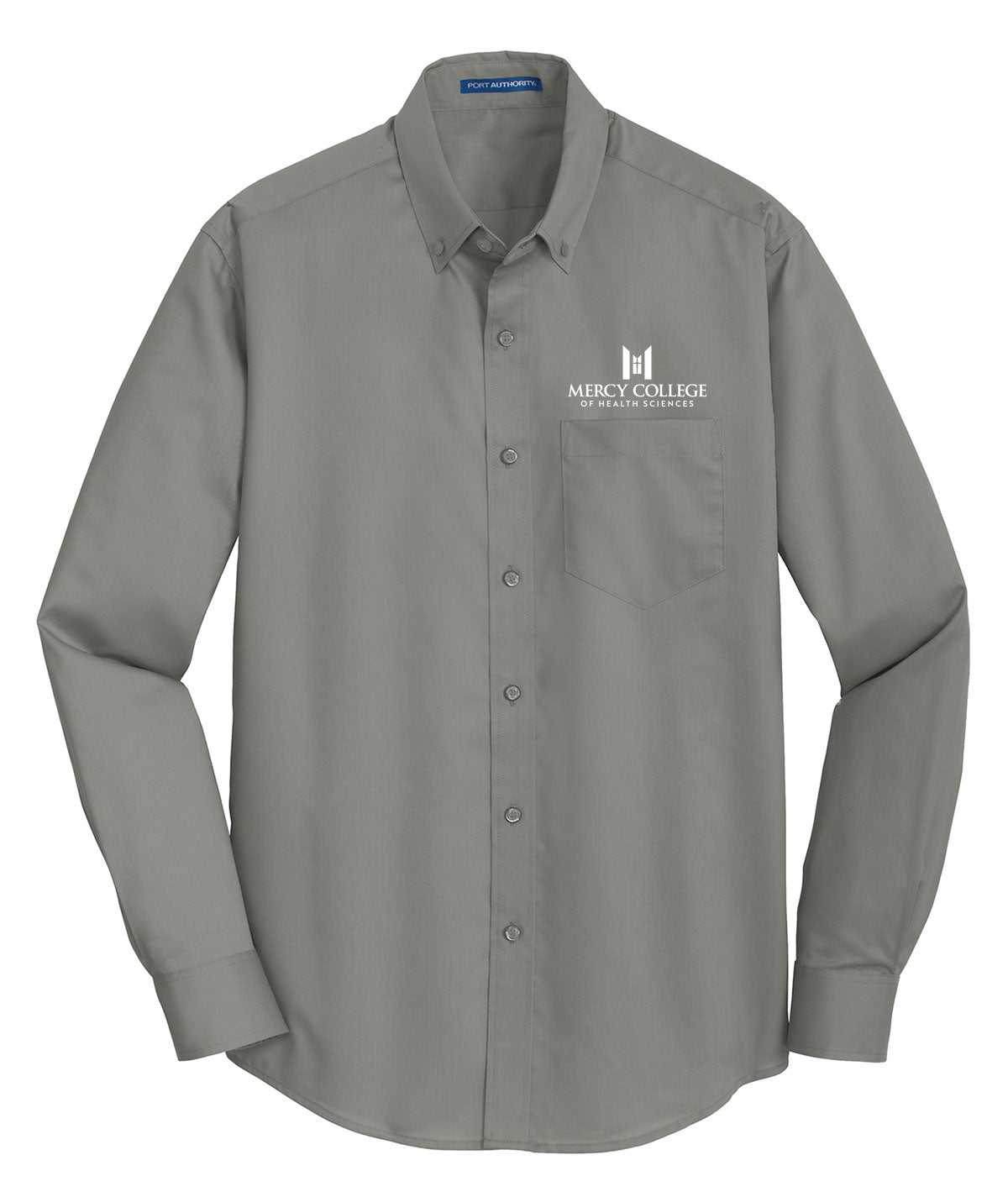Mercy College Mens Long Sleeve Twill Shirt