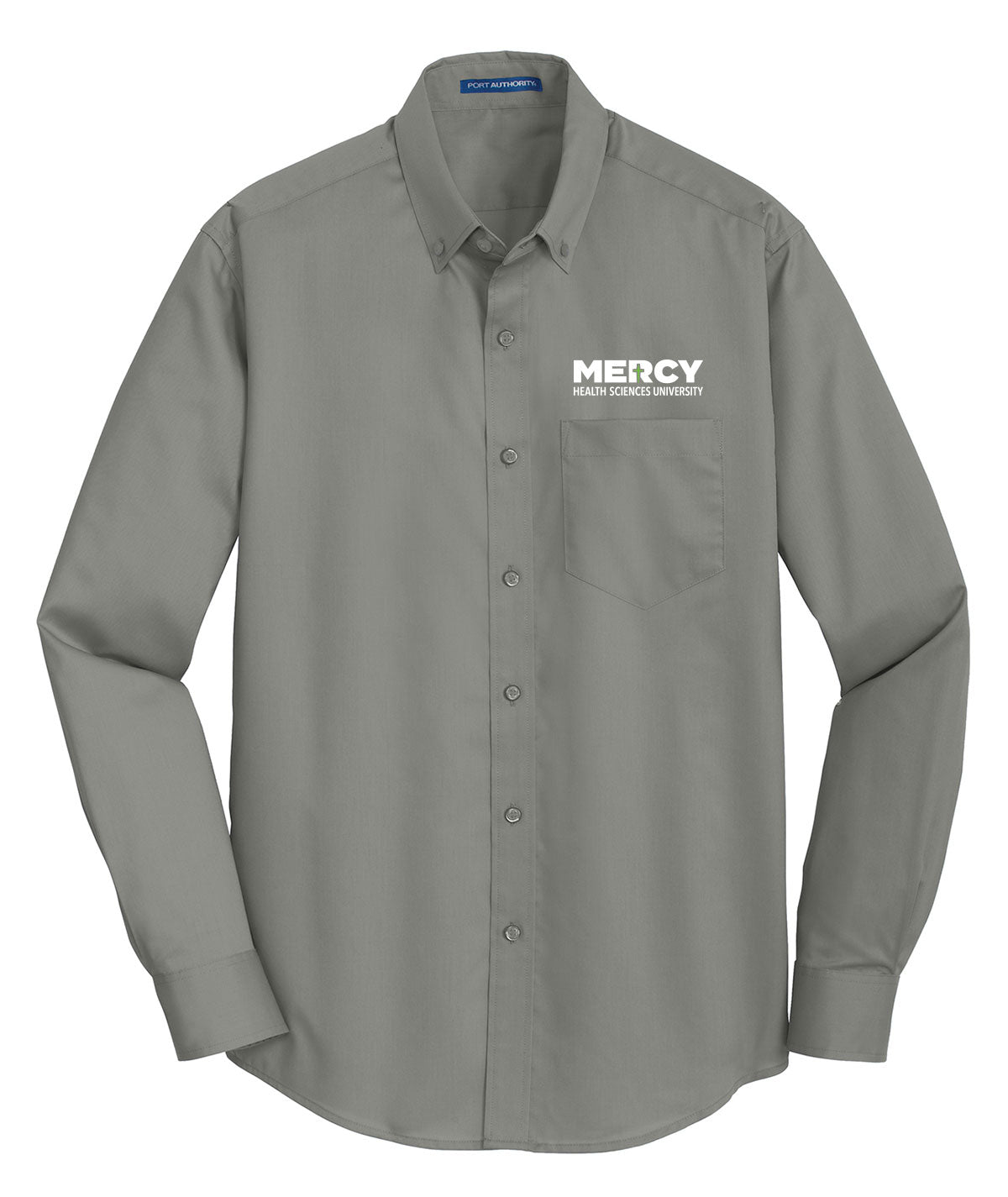 Mercy Health Sciences University Mens Long Sleeve Twill Shirt