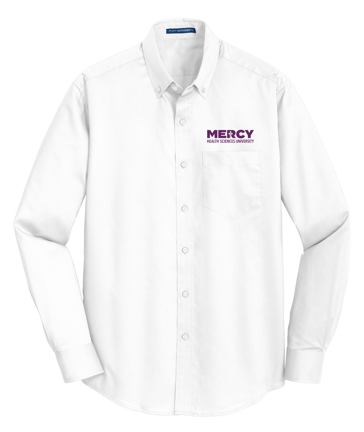 Mercy Health Sciences University Mens Long Sleeve Twill Shirt