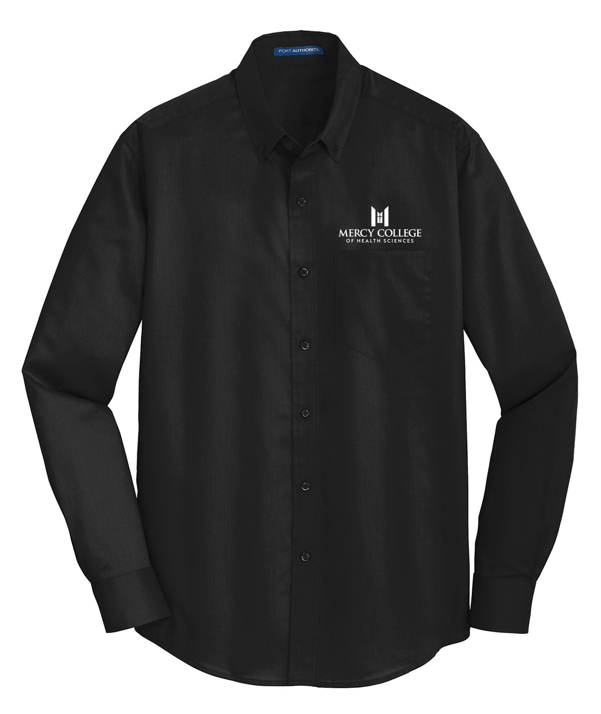 Mercy College Mens Long Sleeve Twill Shirt