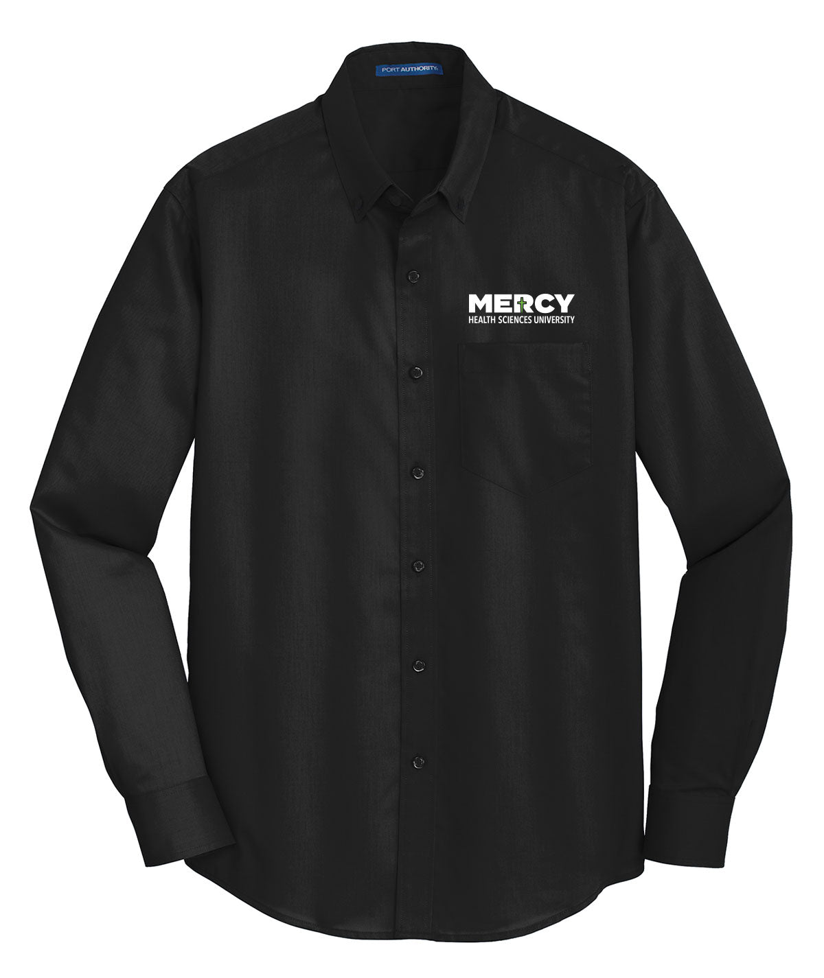 Mercy Health Sciences University Mens Long Sleeve Twill Shirt