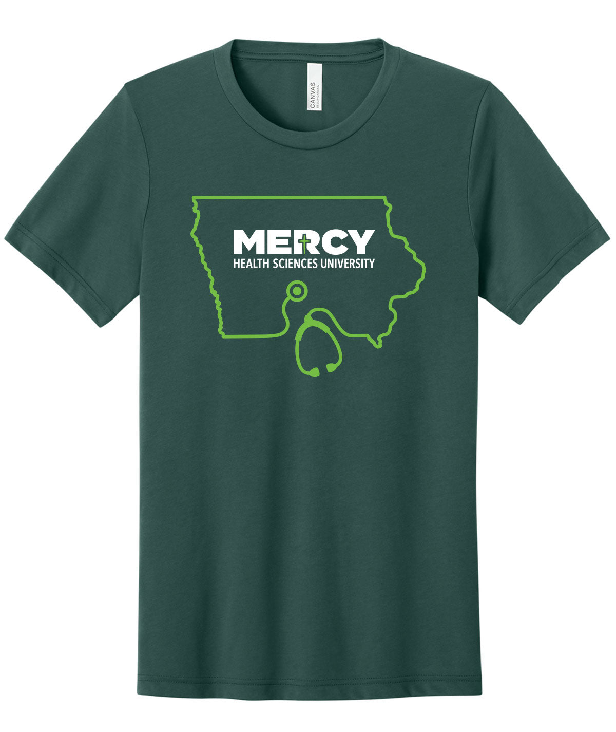 Mercy Health Sciences University Stethescope Premium Softstyle Tee