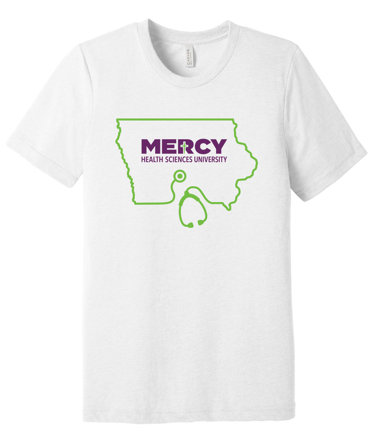 Mercy Health Sciences University Stethescope Premium Softstyle Tee