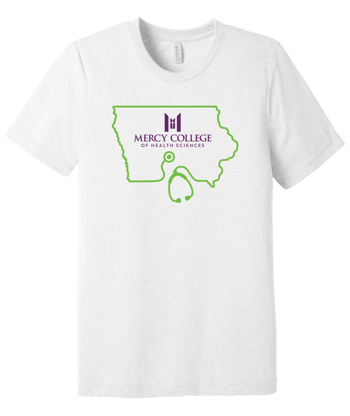 Mercy College Stethescope Premium Softstyle Tee