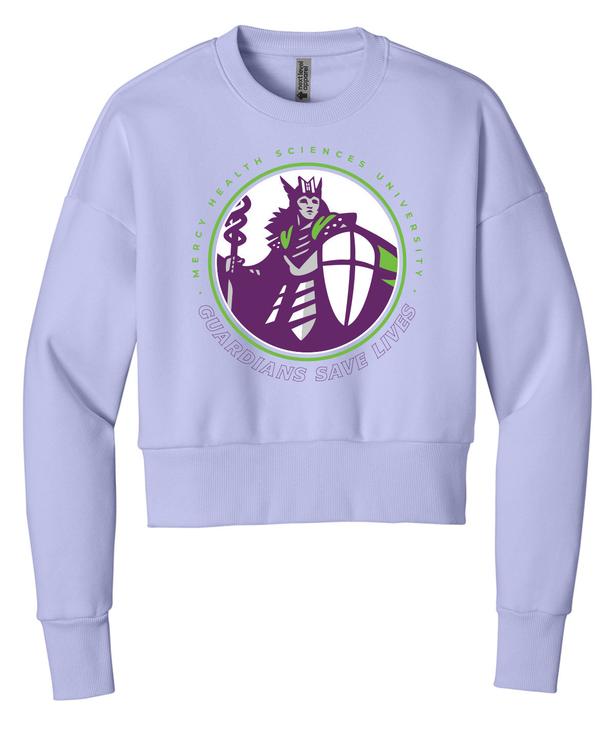 Mercy Health Sciences University Womens Customizable Cozy Crewneck