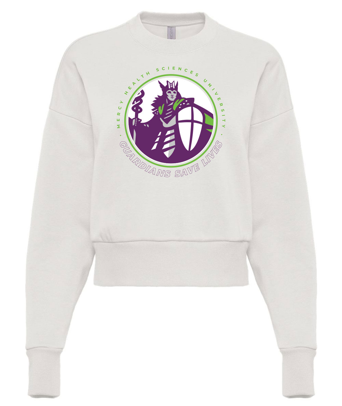 Mercy Health Sciences University Womens Customizable Cozy Crewneck