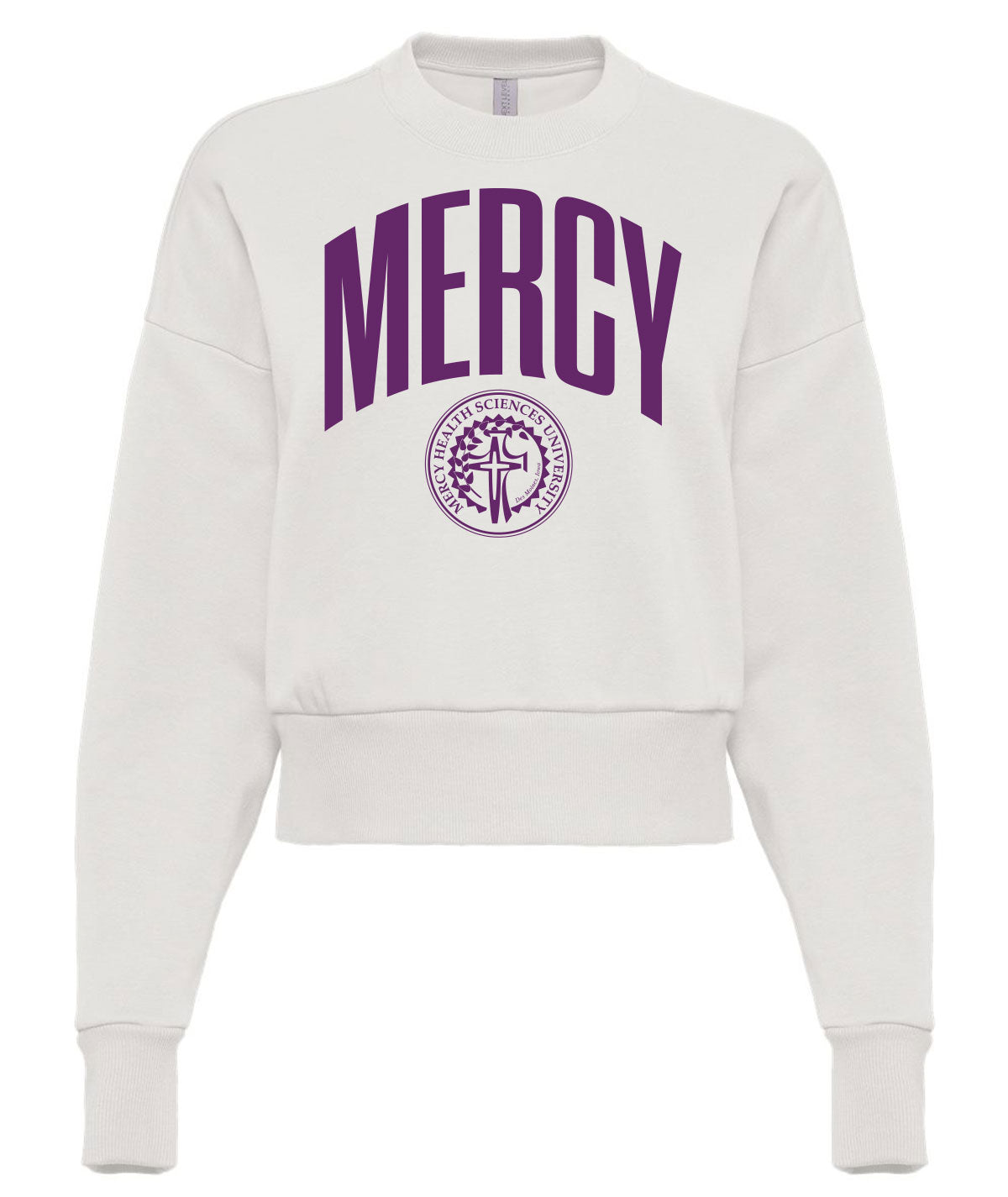 Mercy Health Sciences University Womens Customizable Cozy Crewneck