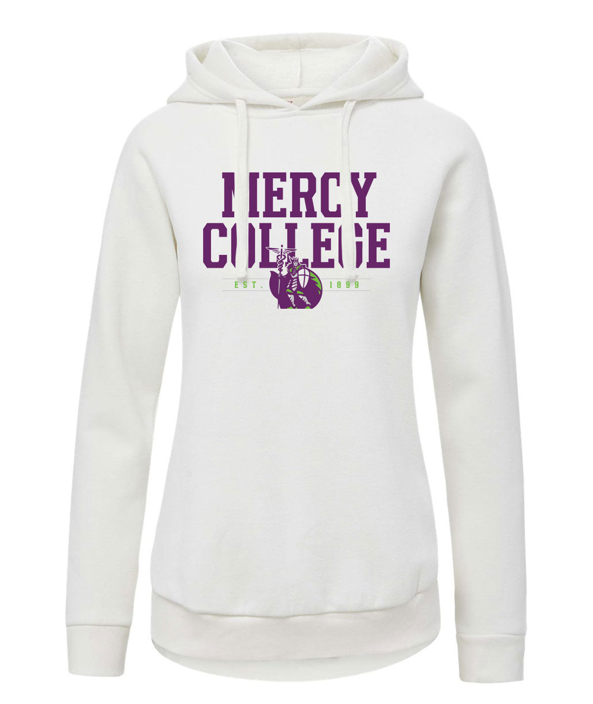 Mercy College Womens Customizable Hooded Sweatshirt