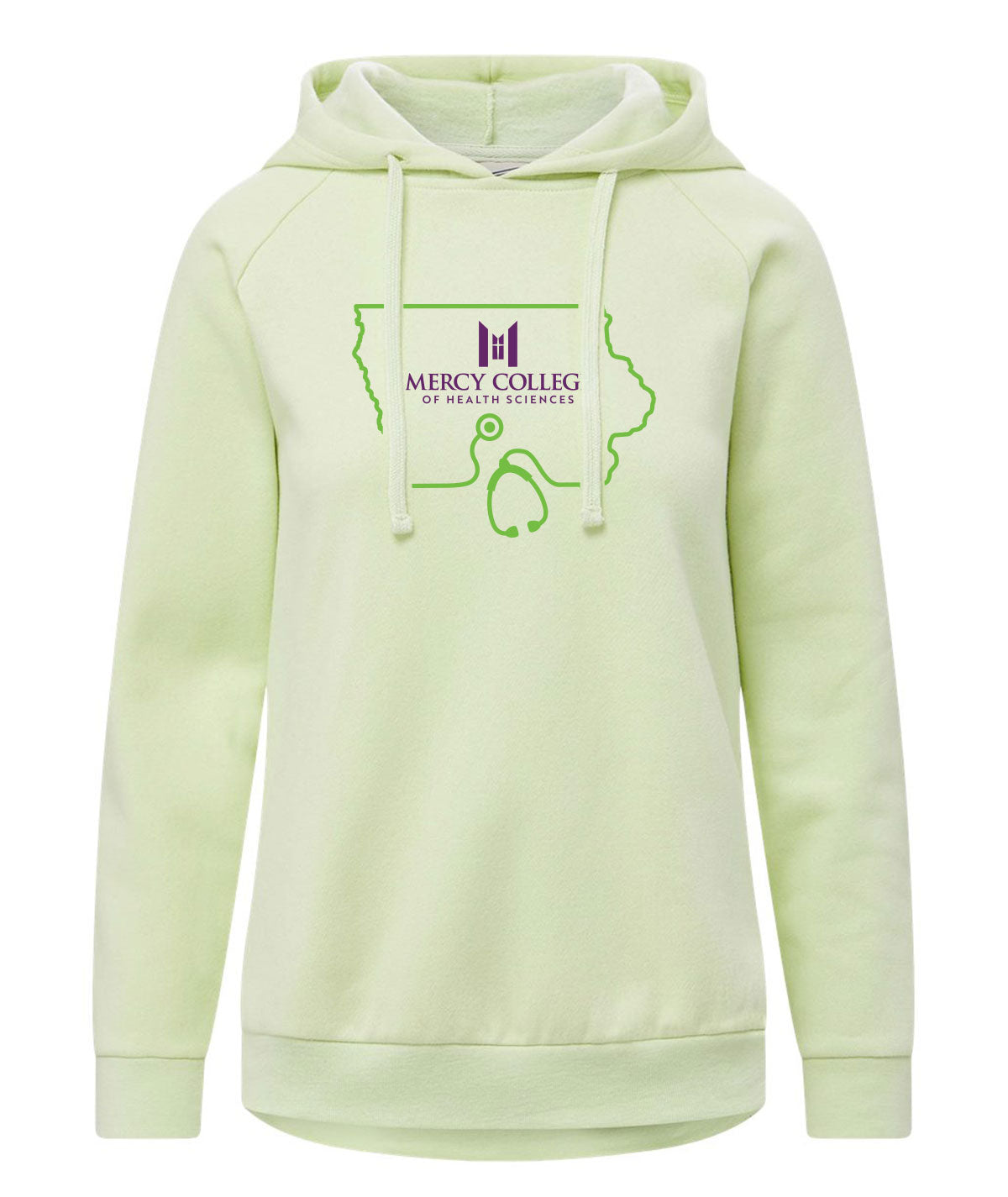 Mercy College Womens Customizable Hooded Sweatshirt