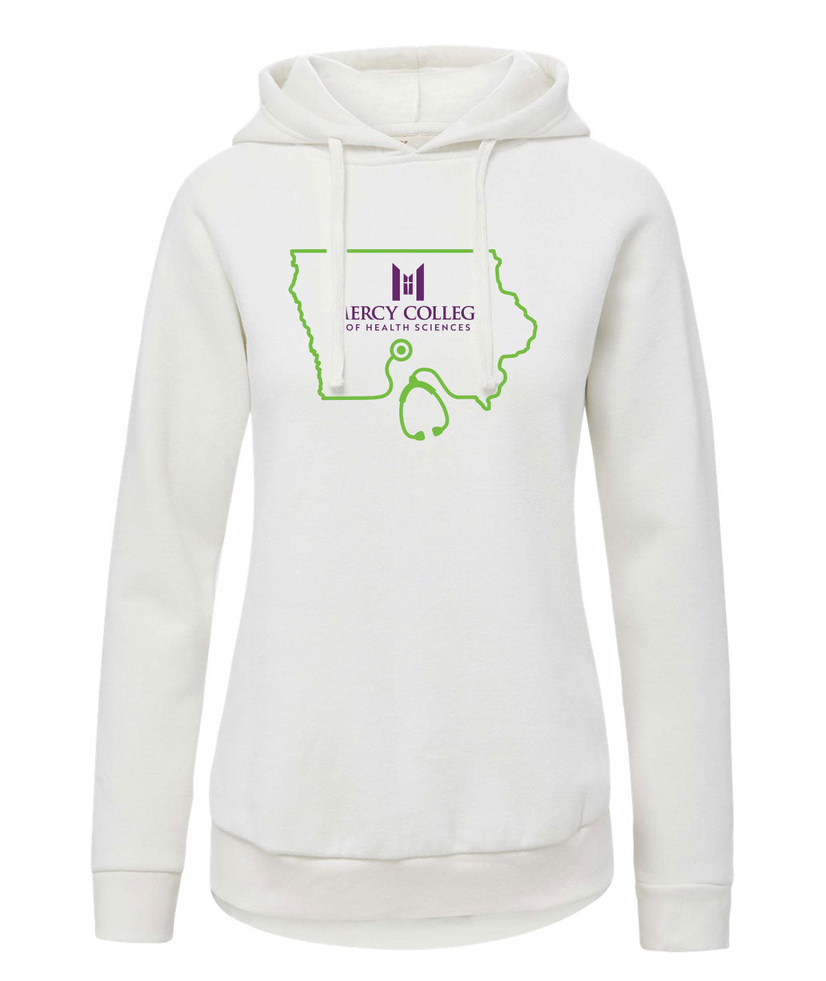 Mercy College Womens Customizable Hooded Sweatshirt