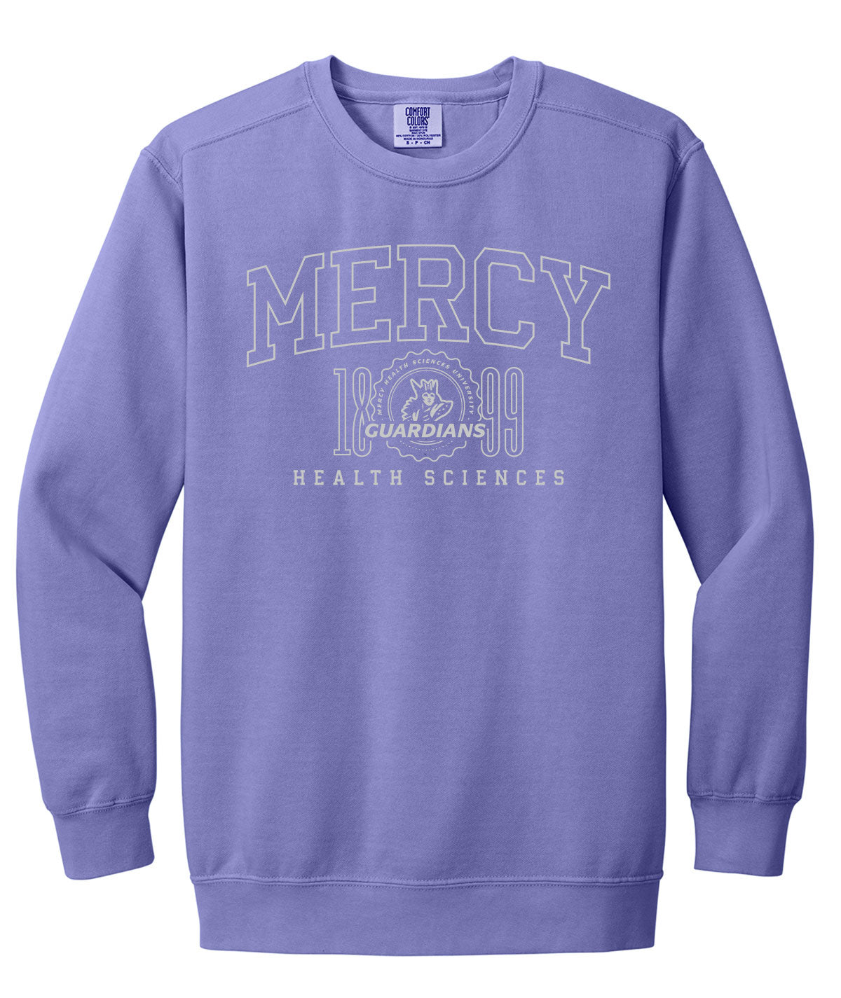 Mercy Health Sciences University Customizable Comfort Colors Crewneck Sweatshirt
