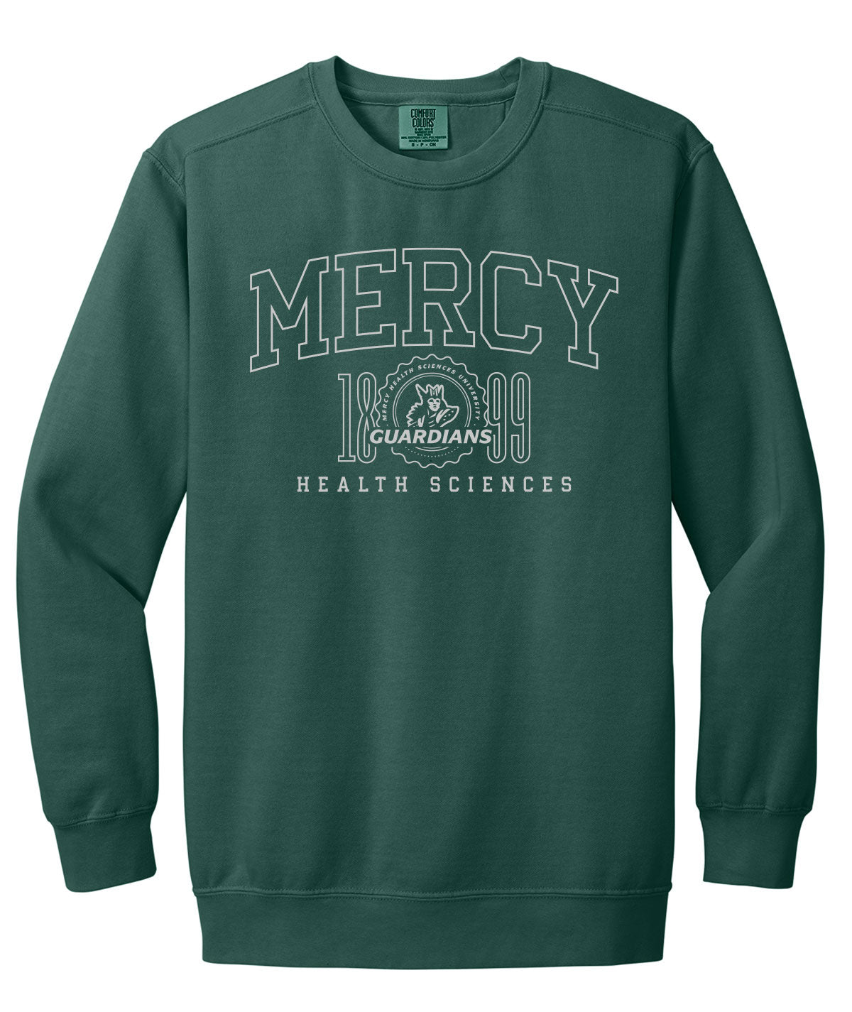 Mercy Health Sciences University Customizable Comfort Colors Crewneck Sweatshirt