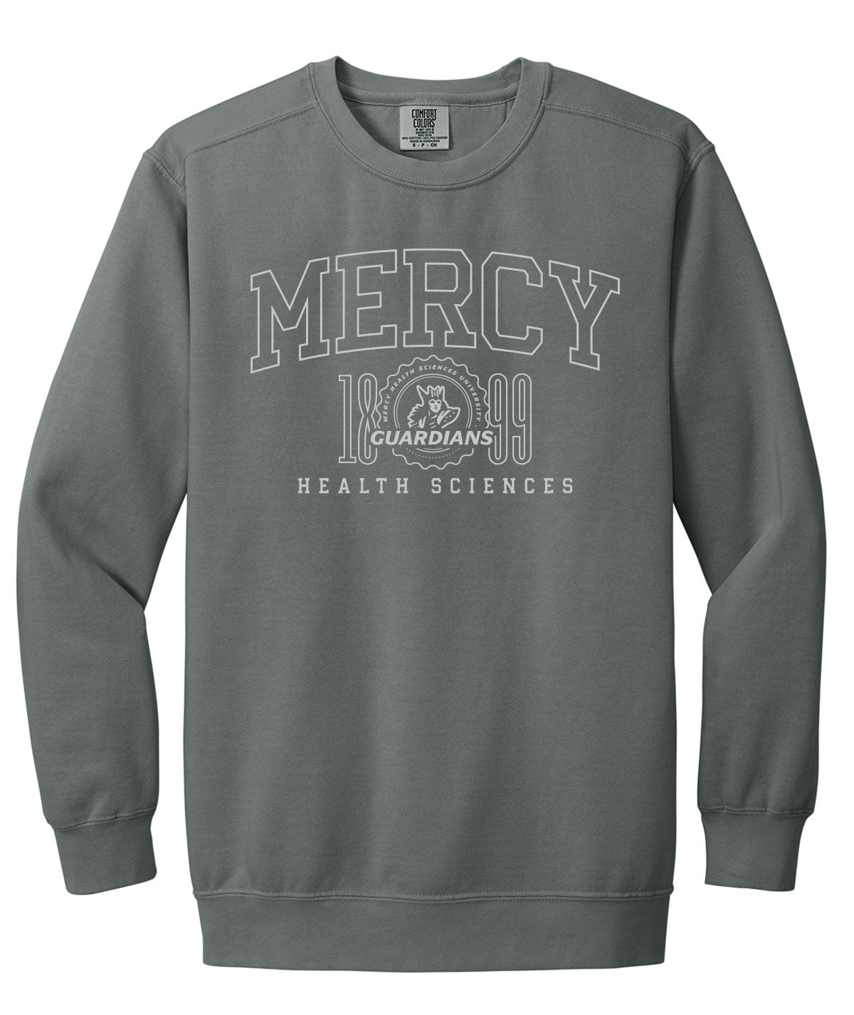 Mercy Health Sciences University Customizable Comfort Colors Crewneck Sweatshirt