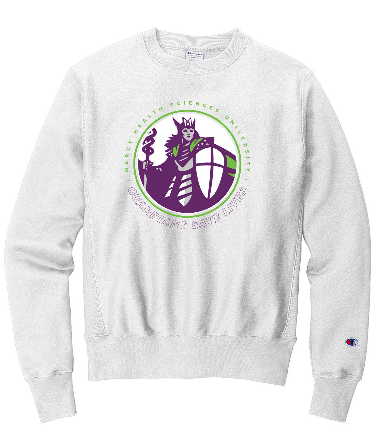Mercy Health Sciences University Customizable Champion Crewneck Sweatshirt