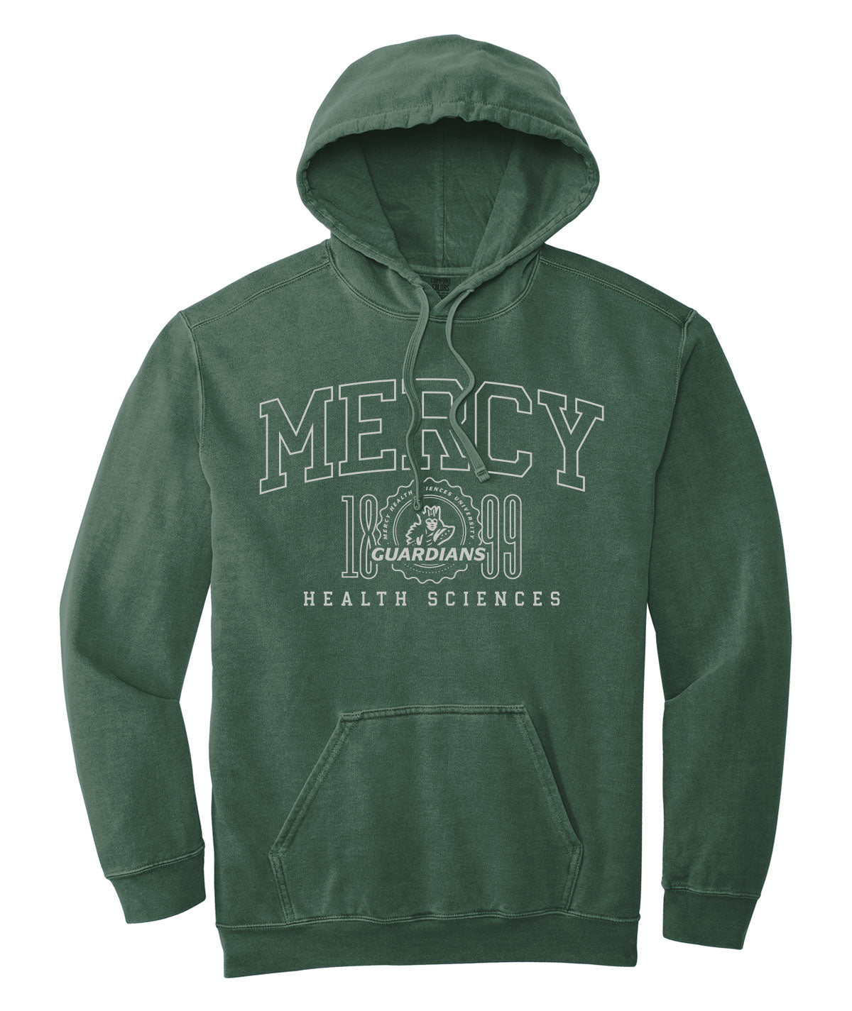 Mercy Health Sciences University Customizable Comfort Colors Hooded Sweatshirt