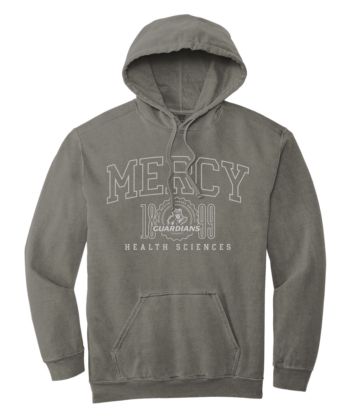 Mercy Health Sciences University Customizable Comfort Colors Hooded Sweatshirt