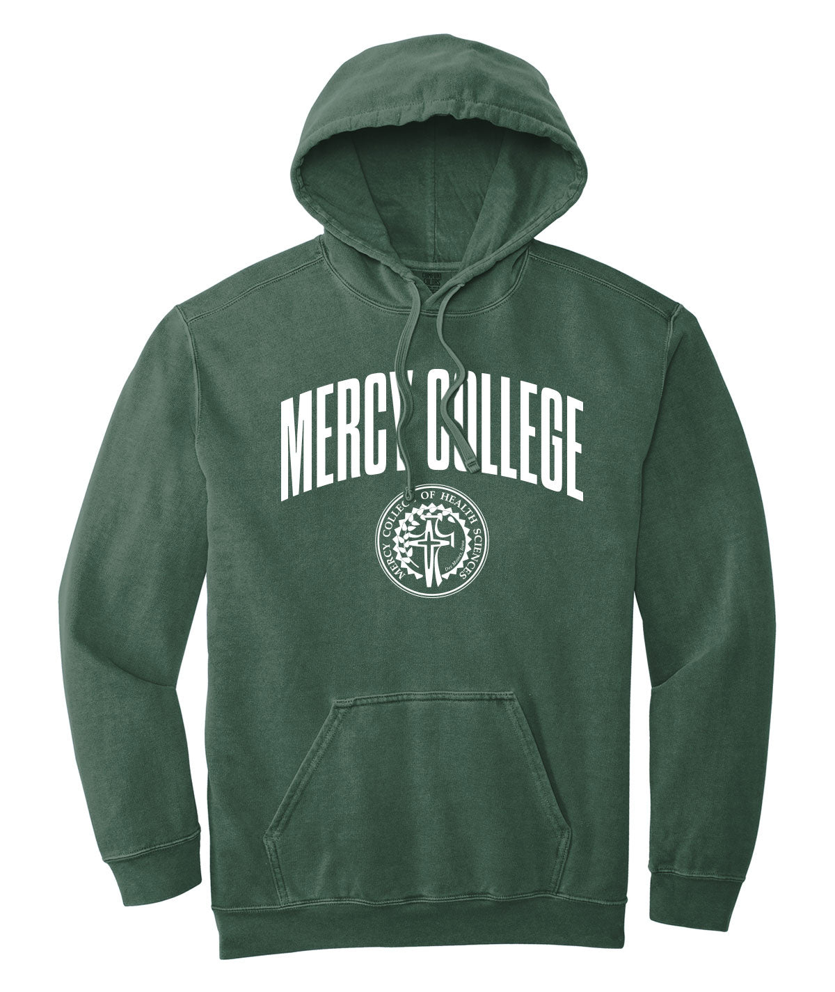 Mercy College Customizable Comfort Colors Hooded Sweatshirt