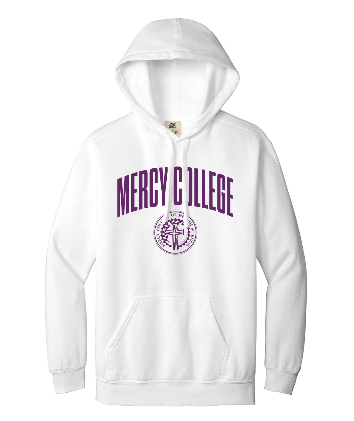 Mercy College Customizable Comfort Colors Hooded Sweatshirt