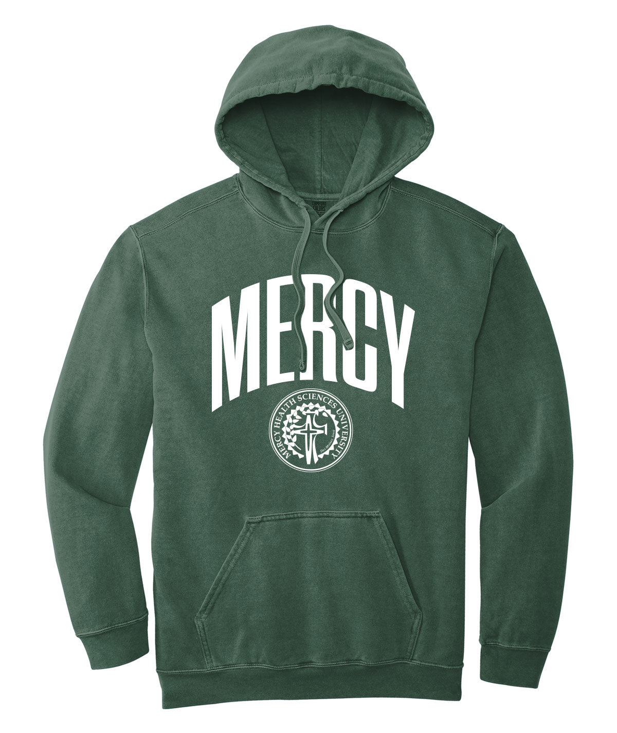 Mercy Health Sciences University Customizable Comfort Colors Hooded Sweatshirt