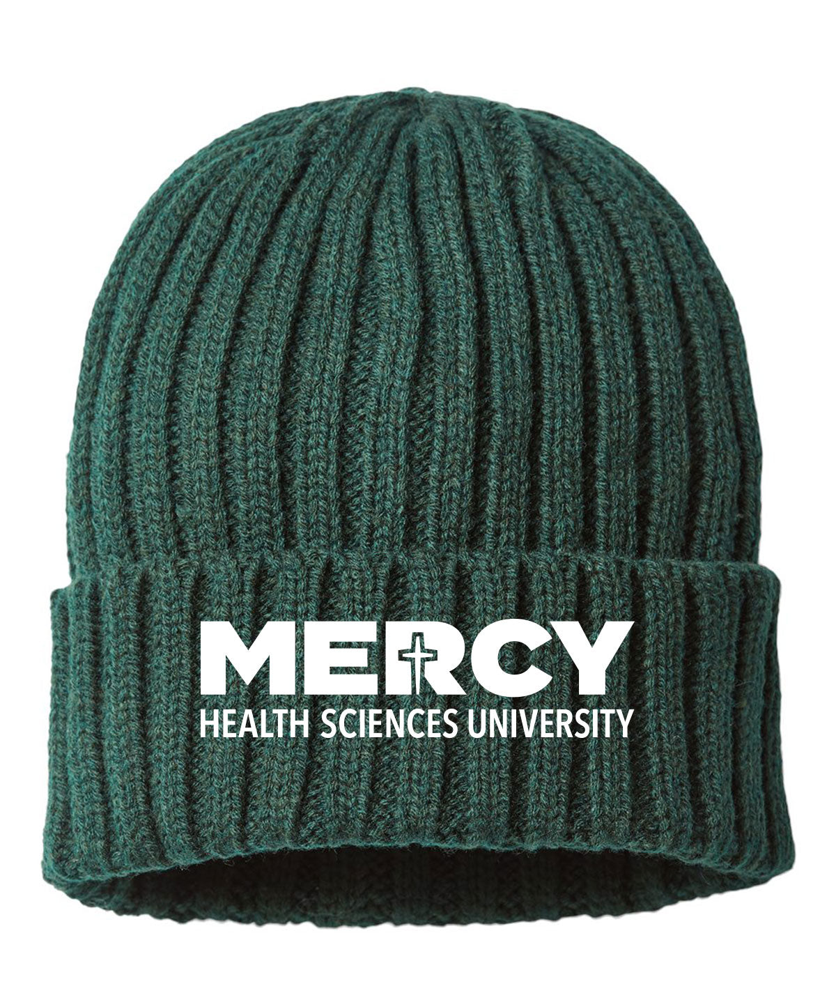 Mercy Health Sciences University Cable Knit Beanie