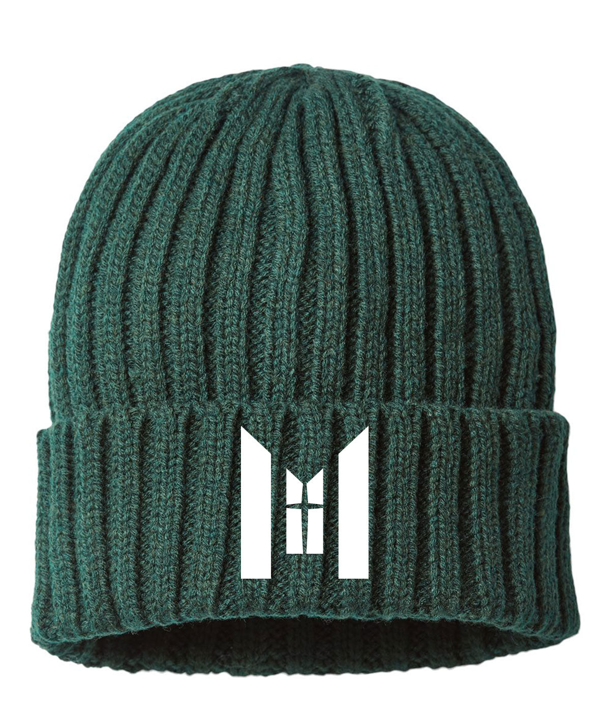 Mercy College Cable Knit Beanie