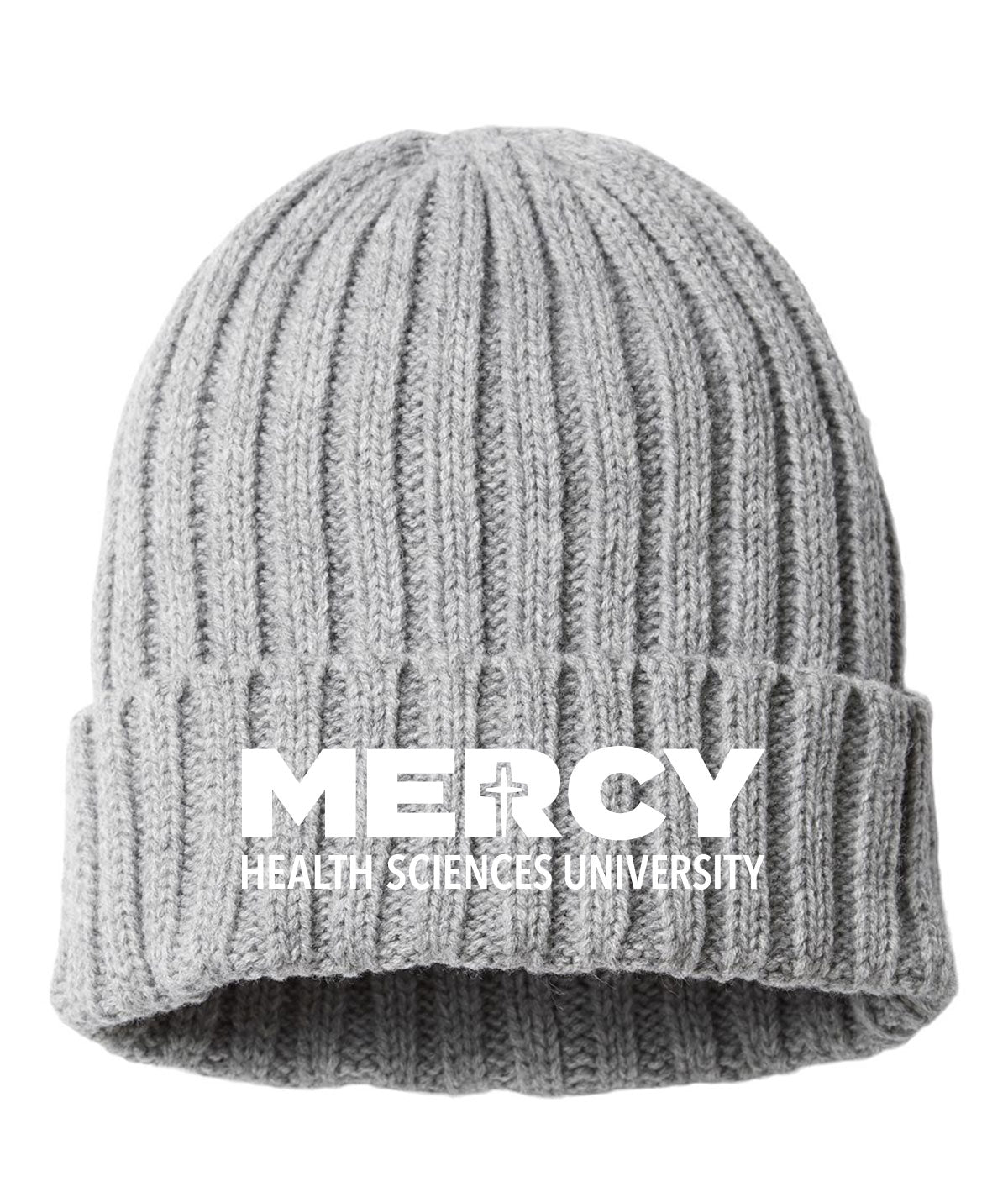 Mercy Health Sciences University Cable Knit Beanie