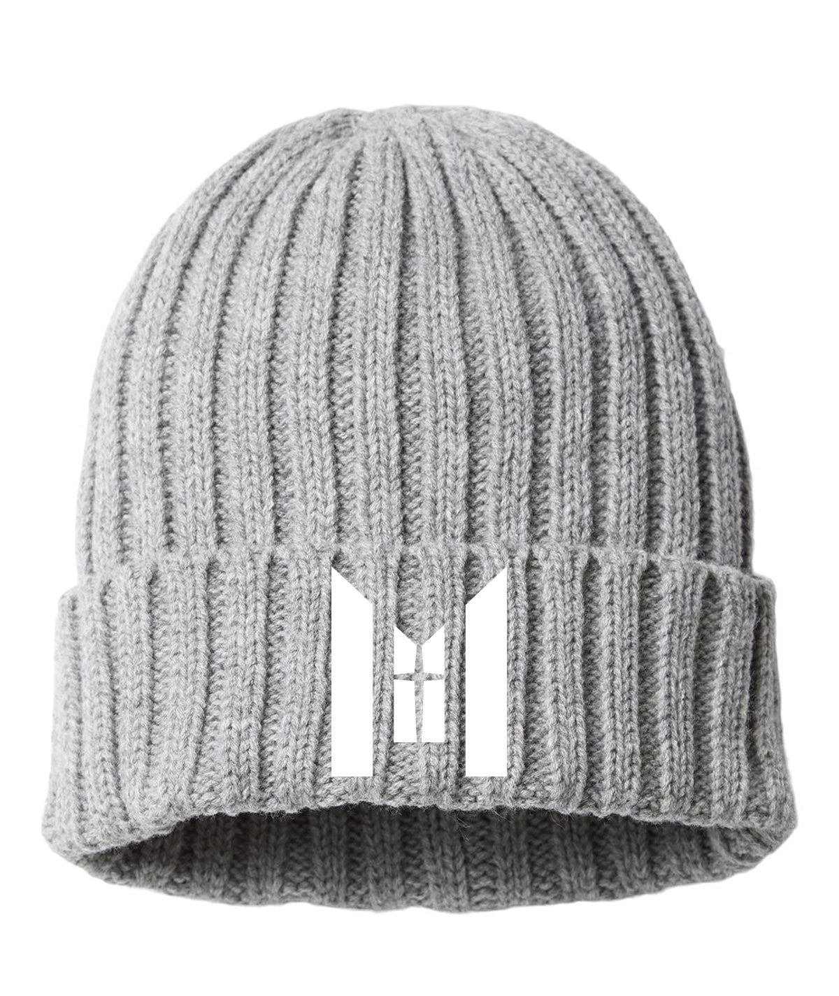Mercy College Cable Knit Beanie