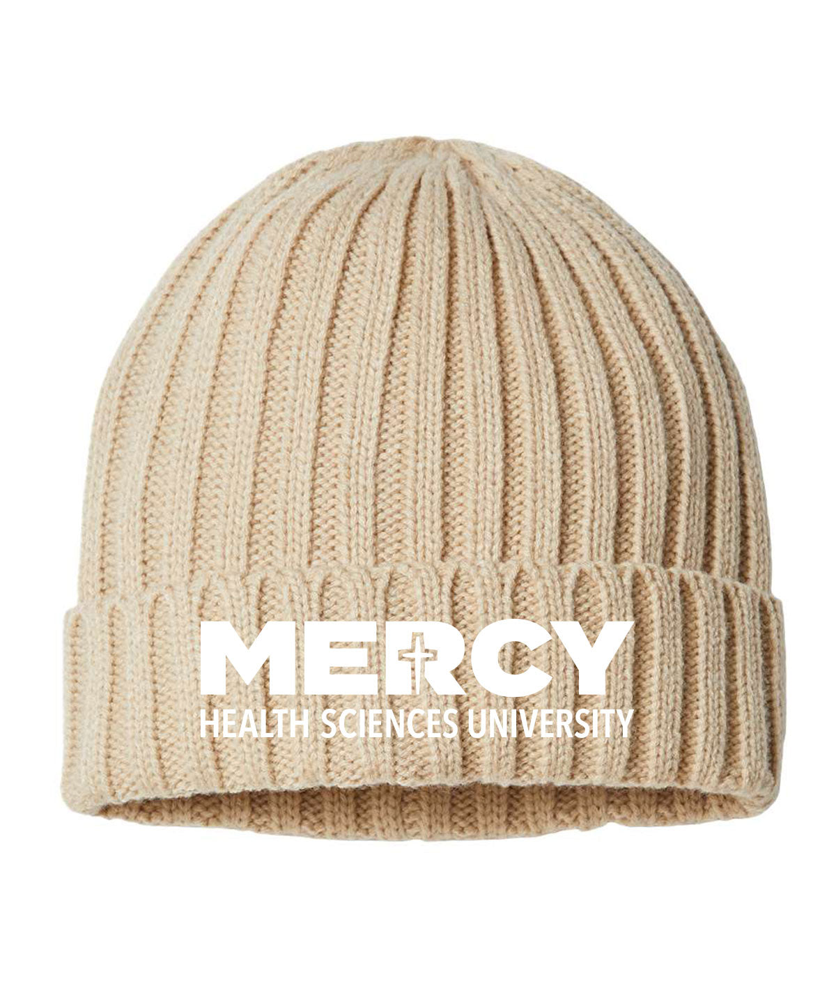 Mercy Health Sciences University Cable Knit Beanie
