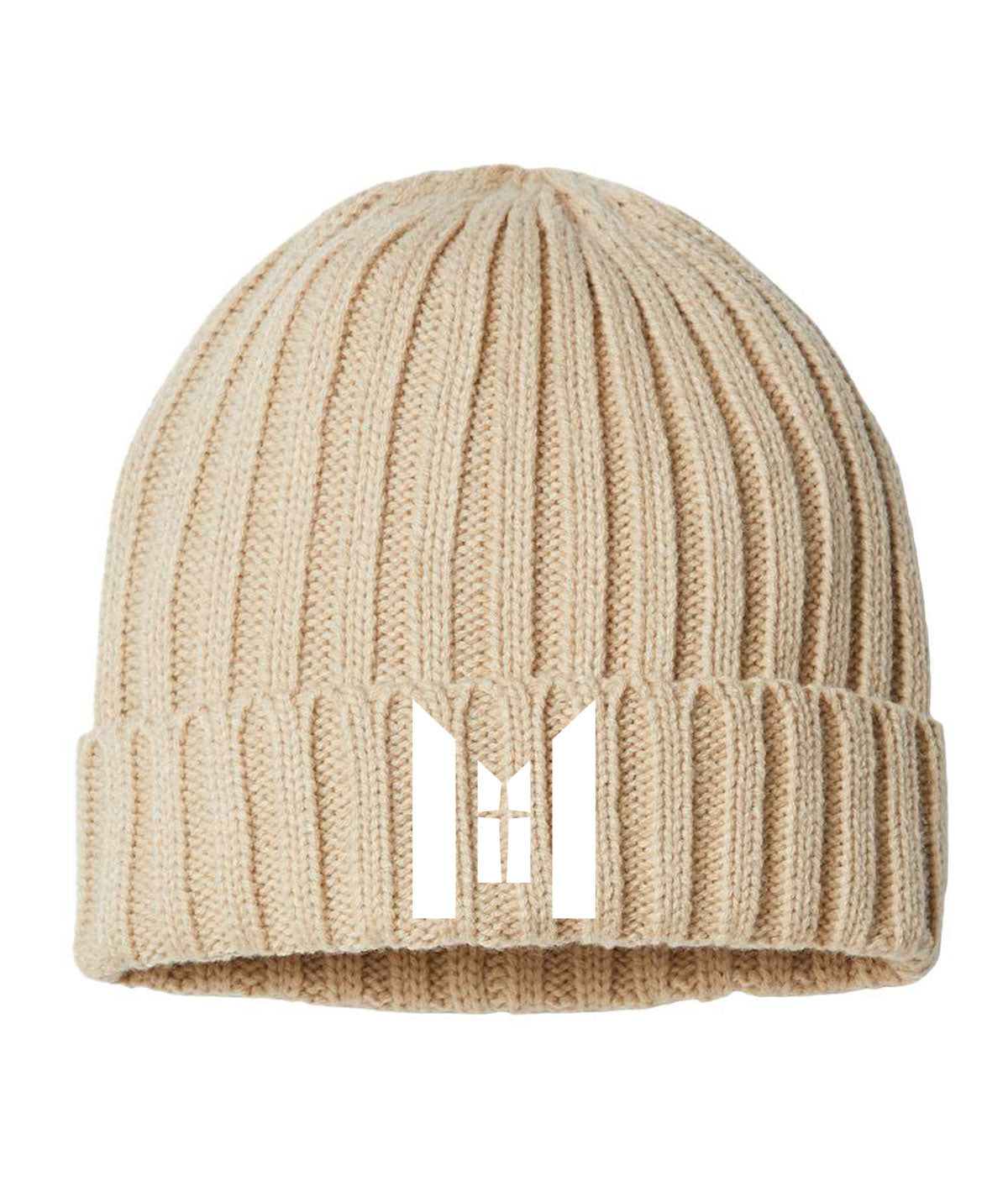 Mercy College Cable Knit Beanie