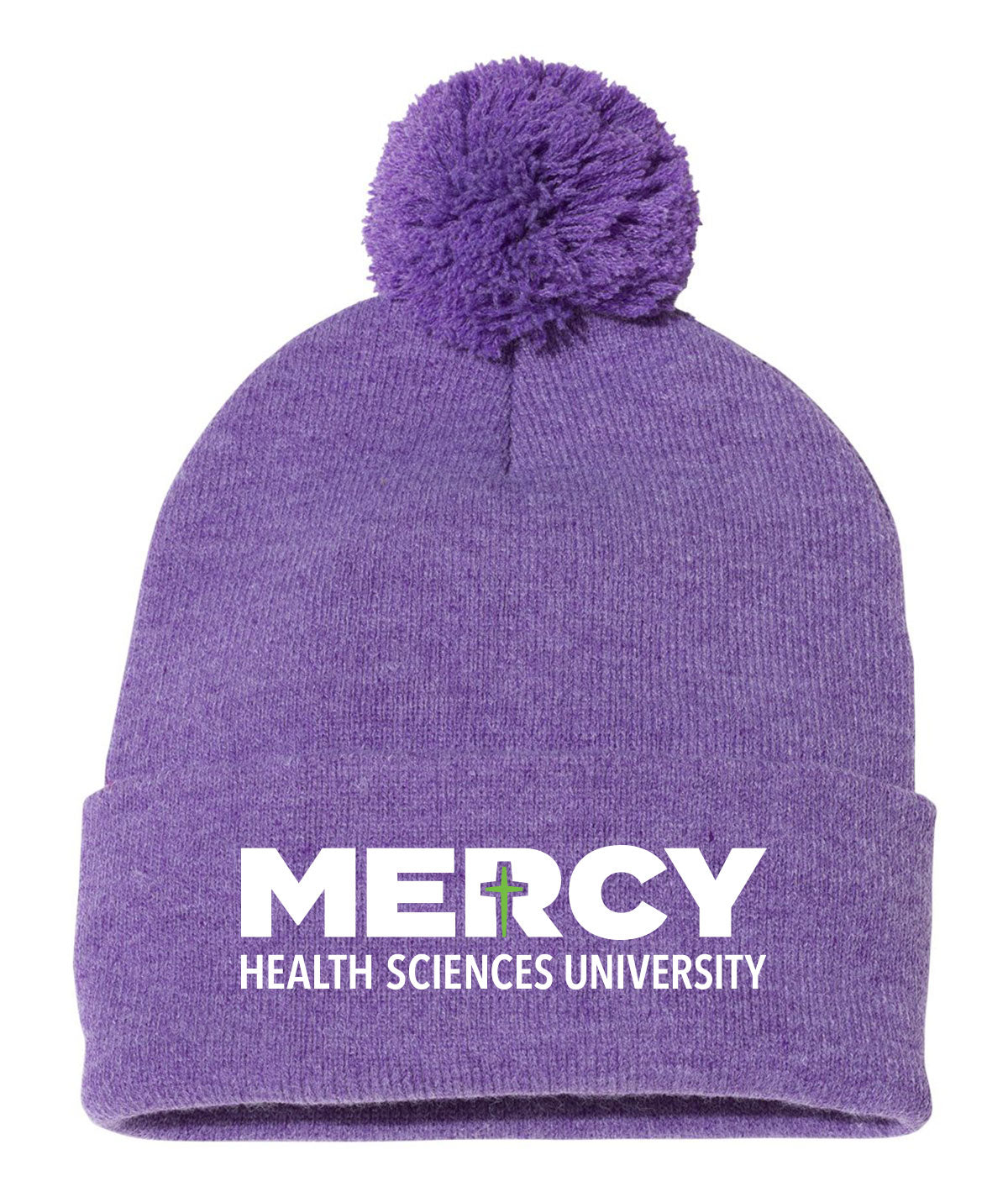 Mercy Health Sciences University Sportman Pom Beanie