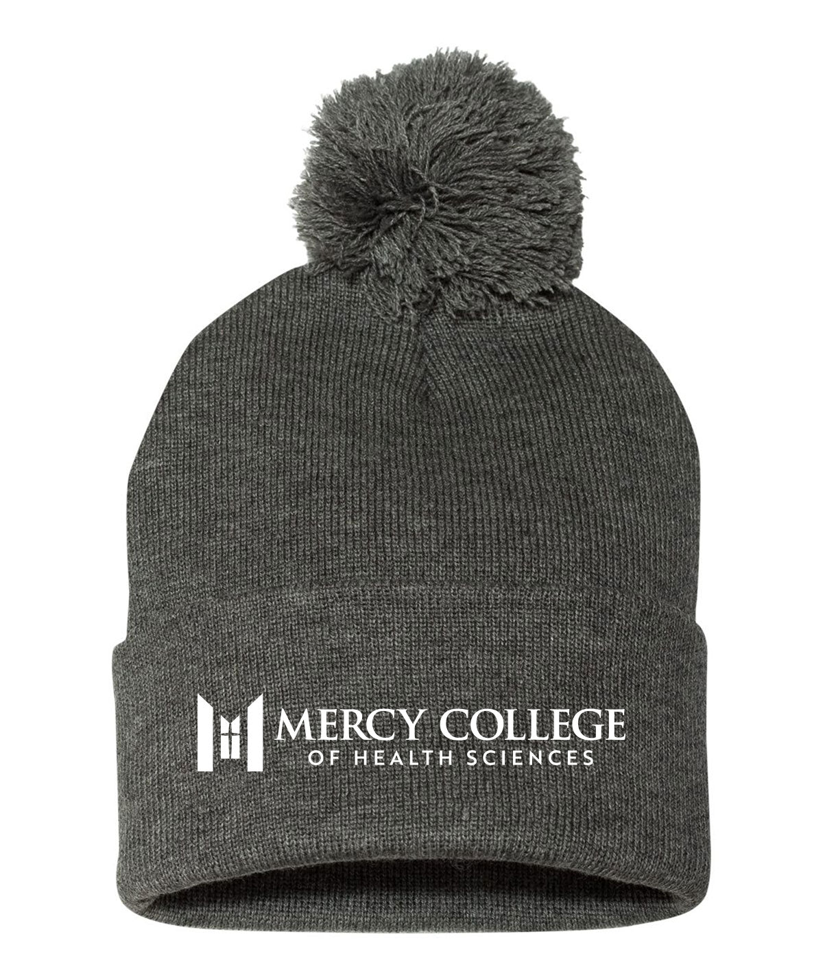 Mercy College Sportman Pom Beanie