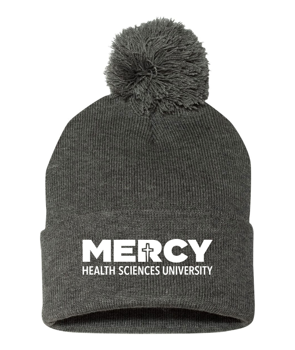 Mercy Health Sciences University Sportman Pom Beanie