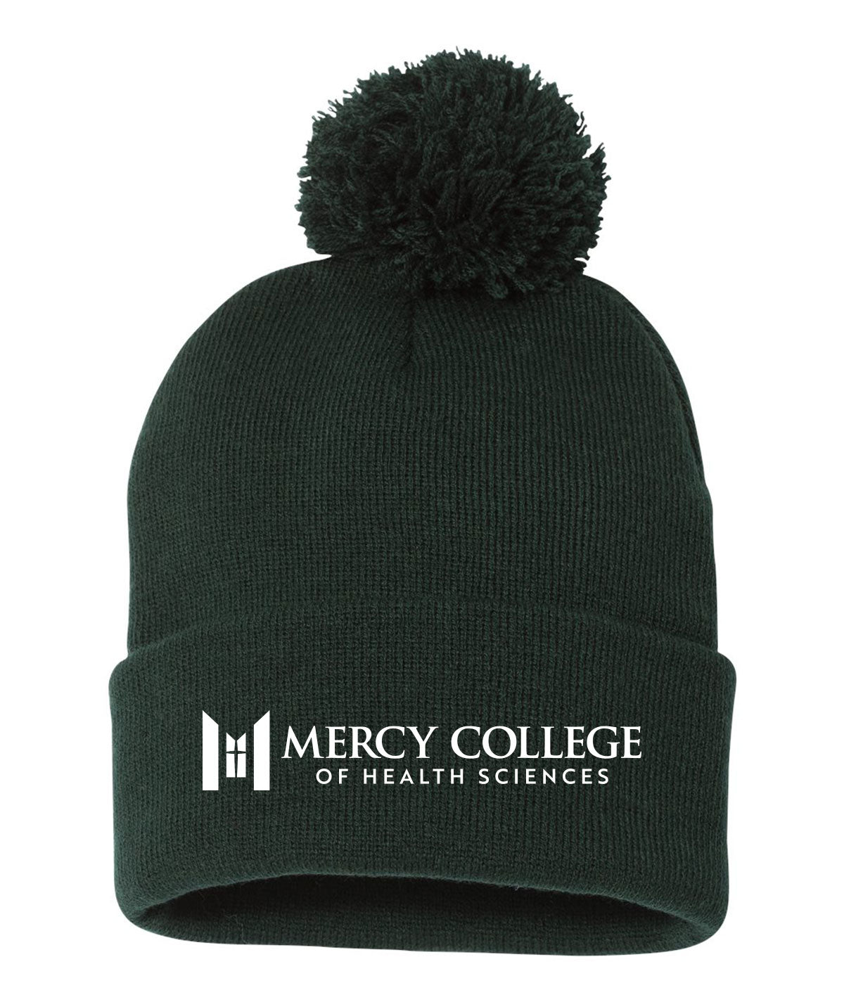 Mercy College Sportman Pom Beanie
