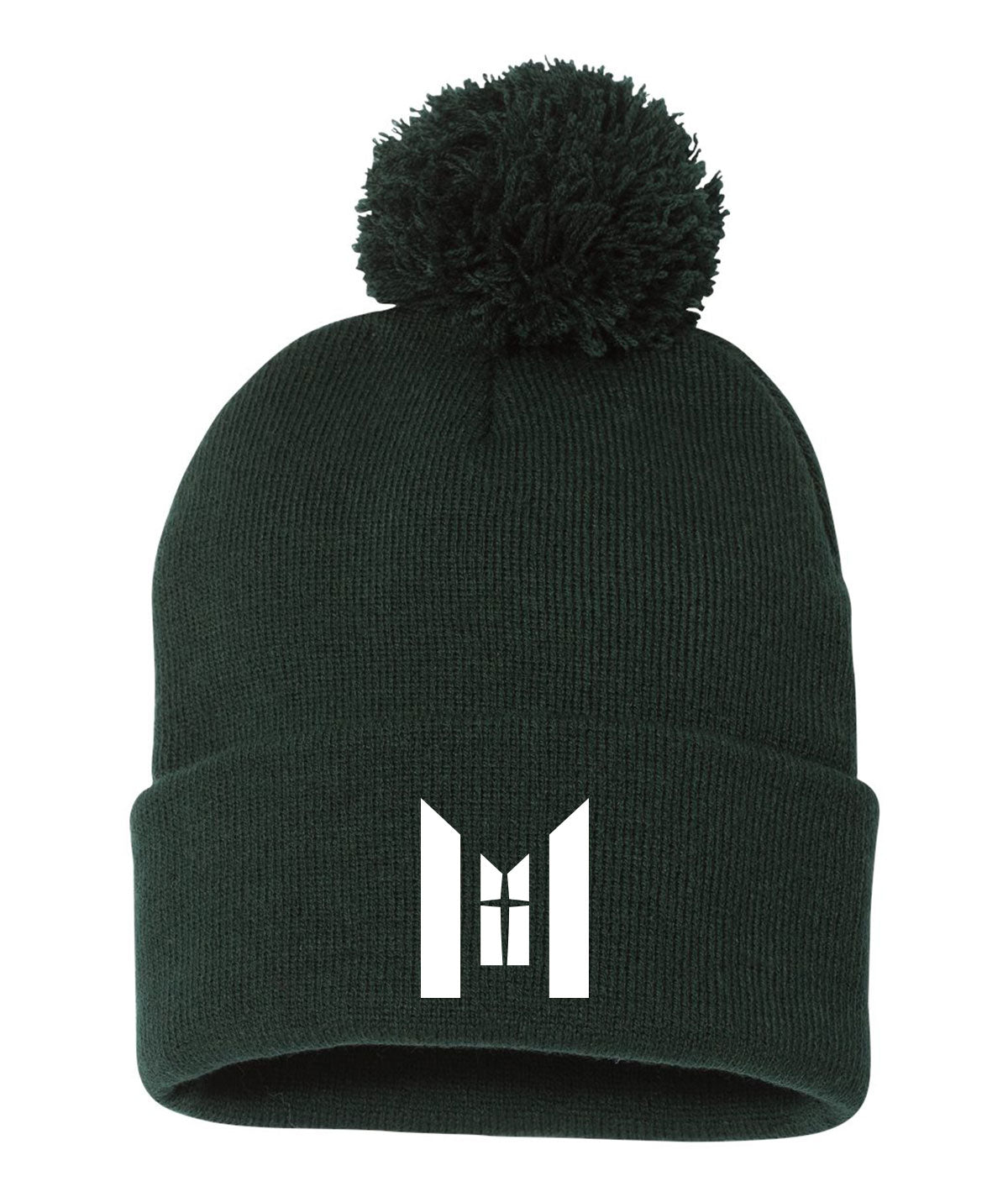 Mercy College Sportman Pom Beanie