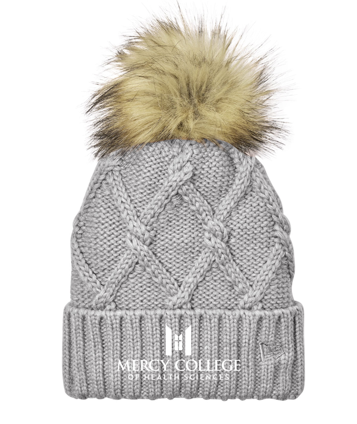 Mercy College New Era Pom Beanie